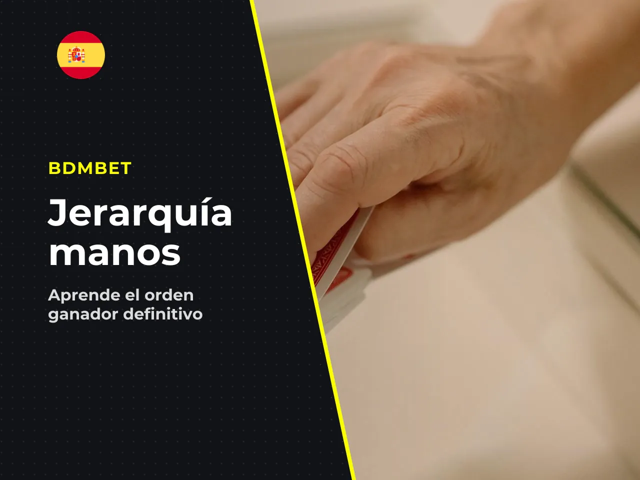 Qué mano gana cuando llegan al final. Cuando dos o más jugadores llegan al final, gana la combinación de cinco cartas más alta según la jerarquía estándar. No importa quién recibió primero, ni el palo