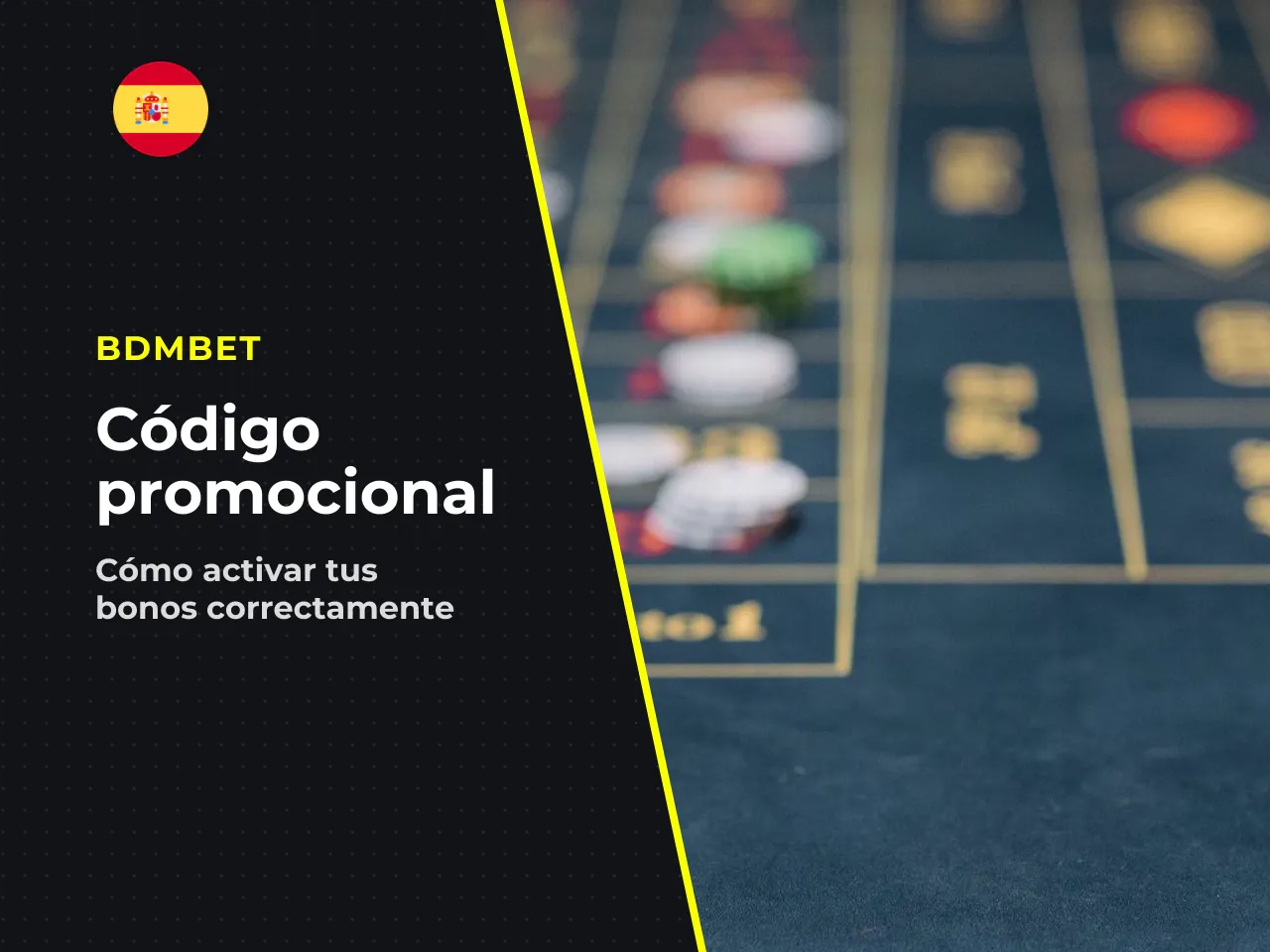 Dónde introducir el código: en el registro o en el depósito. BDMBet ofrece **dos puntos de entrada** para los códigos promocionales: - **Formulario de registro:** Un campo opcional aparece durante la 