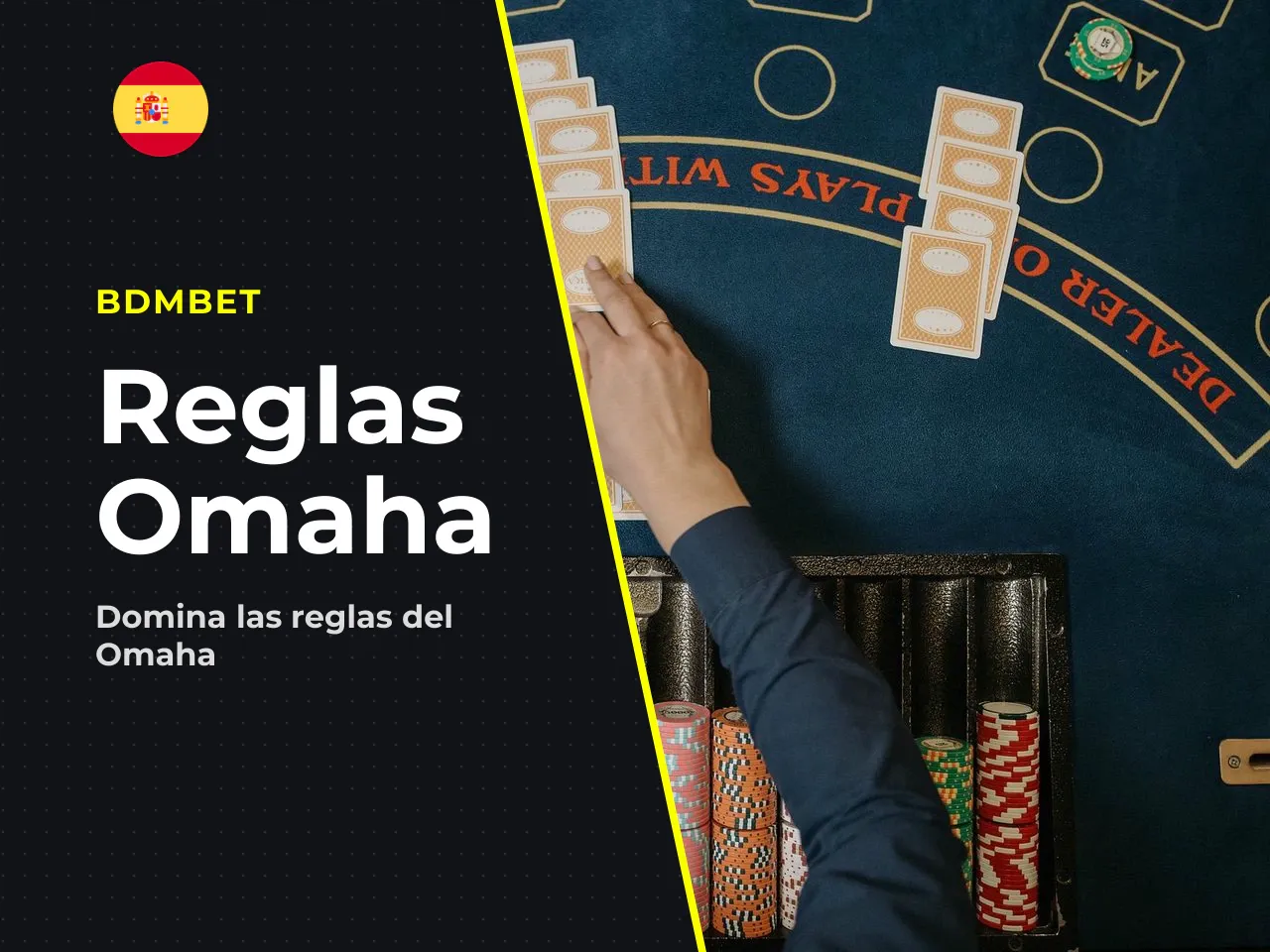 Omaha. En Omaha, cada jugador recibe **cuatro cartas privadas** en lugar de dos. La regla clave es que **obligatoriamente debes usar exactamente dos** de tus cuatro cartas privadas y exactamente tres 