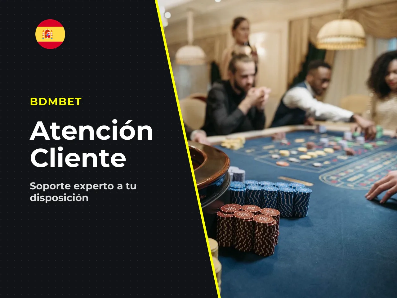 Canales de atención al cliente y promesas de servicio. BDMBet ofrece atención al cliente a través de dos canales principales: - **Chat en vivo:** opción más rápida para consultas generales, accesible 