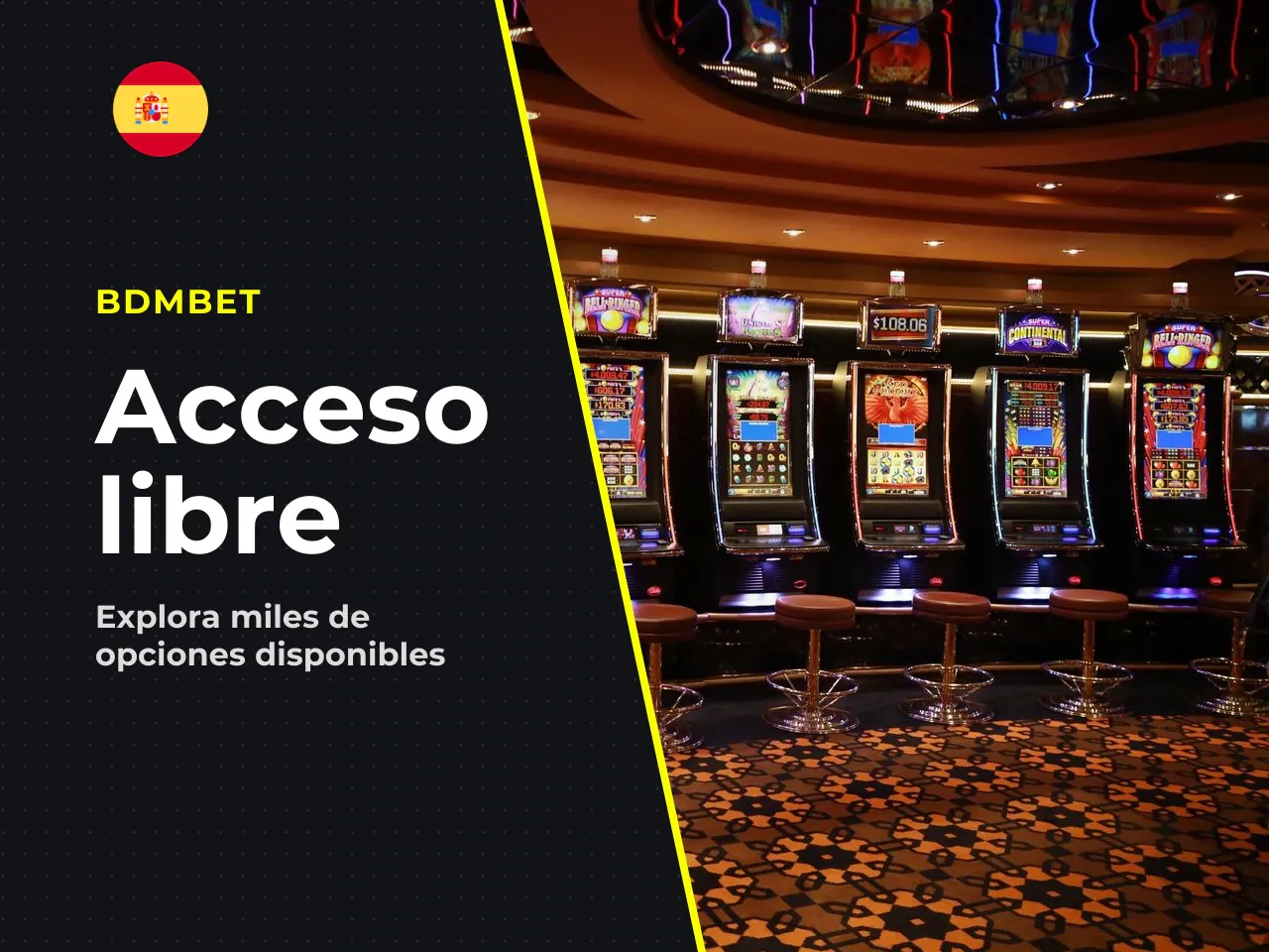 **BDMBet no aplica estas medidas automáticas** al no operar bajo licencia nacional. Todo acceso desde este sistema expondrá al usuario a catálogos superiores a 5.000 títulos y propuestas promocionales